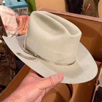 2 Men’s Cowboy Hats - 1 Resistal 7-1/4” Beaver 1 Bailey