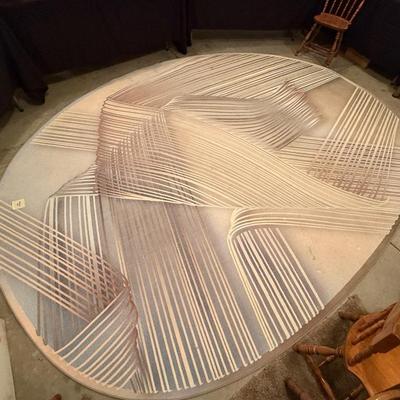 Oval Tan/White/Gray Moooi Carpets 9’6 x 13’6 Rug