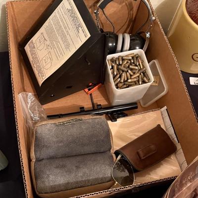 Lot of Various Shooting stuff - Stand/Ear protection/Ammo