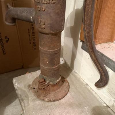 Vintage Cast Iron Water Pump - Deming Co.