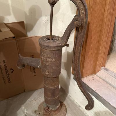 Vintage Cast Iron Water Pump - Deming Co.
