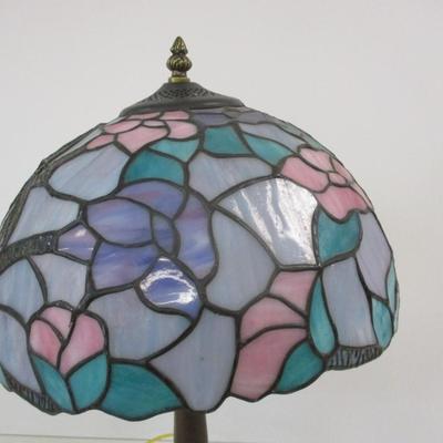 Tiffany Style Hummingbird Stained Glass Table Lamp