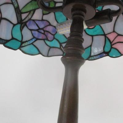 Tiffany Style Hummingbird Stained Glass Table Lamp