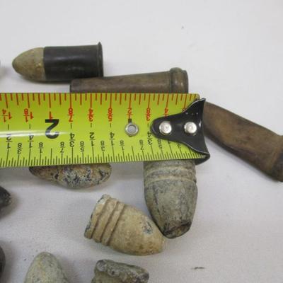 Civil War Rifle Bullets & Revolver Cartridges