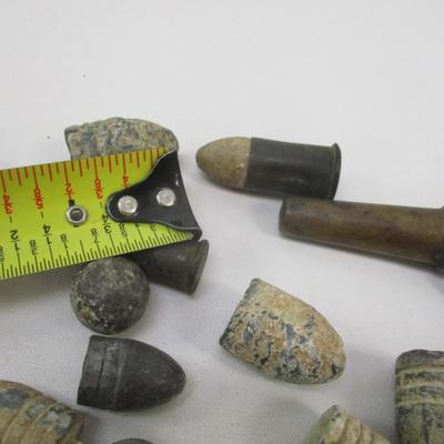 Civil War Rifle Bullets & Revolver Cartridges