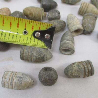 Civil War Rifle Bullets & Revolver Cartridges