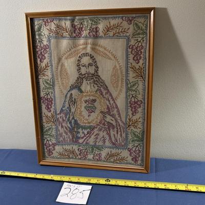 Vintage Embroidered Jesus