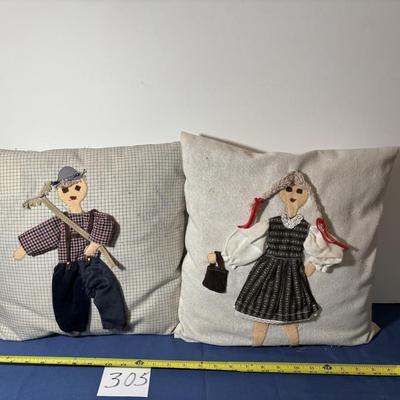 Vintage Handmade Pillows