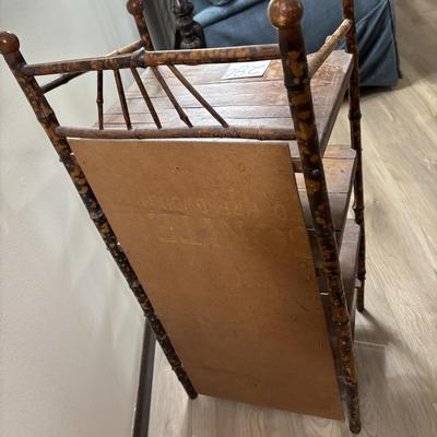 Vintage Bamboo Shelf