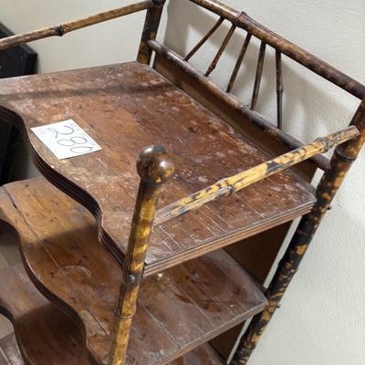 Vintage Bamboo Shelf