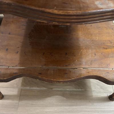 Vintage Bamboo Shelf