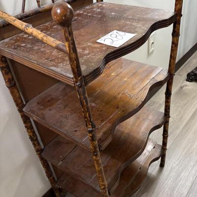 Vintage Bamboo Shelf