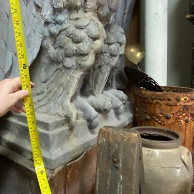 Vintage 3' high resin eagle statue from Estate in Millburn