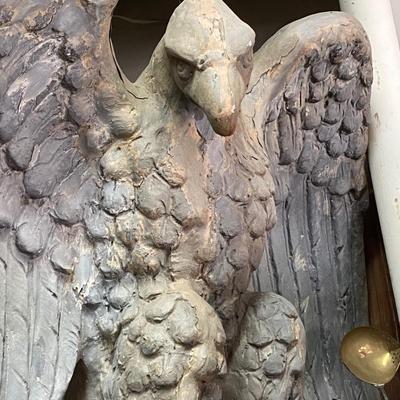 Vintage 3' high resin eagle statue from Estate in Millburn