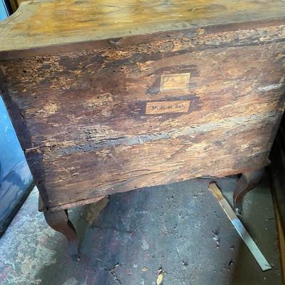 Antique Italian Walnut Comodini