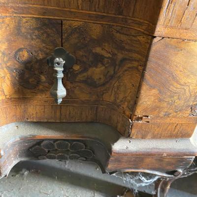 Antique Italian Walnut Comodini