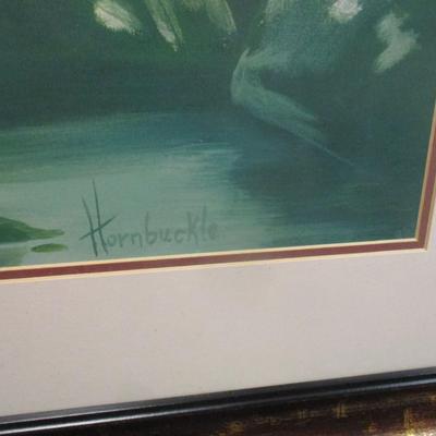 Smokey Mountain River Art Hornbuckle 48" x 29 3/4"