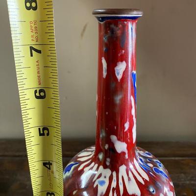 Lava style Cloisonne bud vase