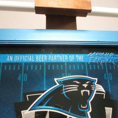 Miller Lite NFL Carolina Panthers Pub Style Mirror 27 3/4" x 33 3/4"