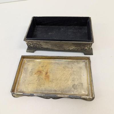 Silver-plate Trinket Box