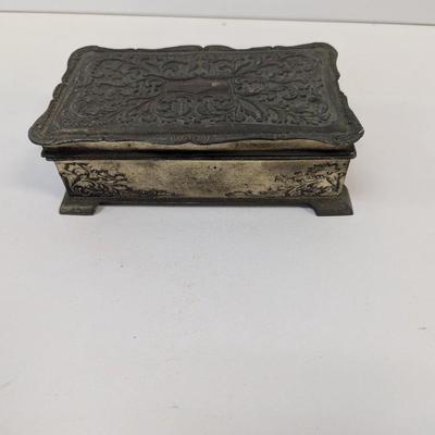 Silver-plate Trinket Box