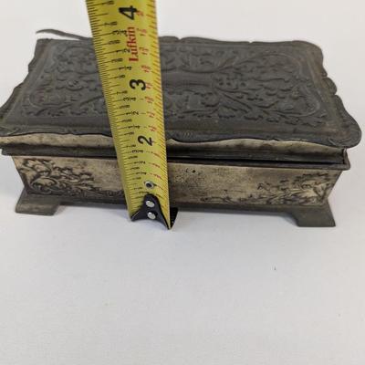 Silver-plate Trinket Box