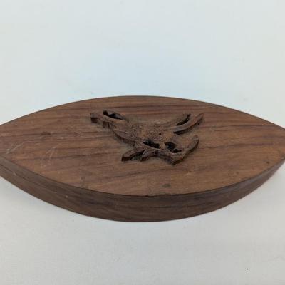 3D Wooden Trinket Box Approx 9 1/2" x 3 1/2"