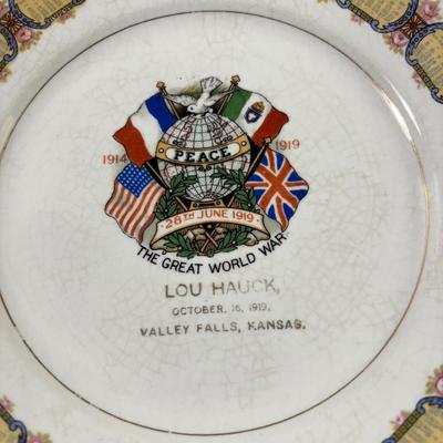 Lou Hauck 1919 Plate