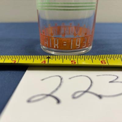 1939 New York World Fair Glass
