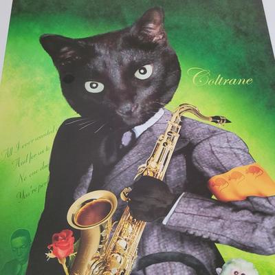 Daryl Slaton "Max" and "Coltrane" Pencil Signed Prints (BD-EL)