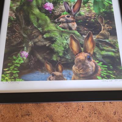 Daryl Slaton "Tail of the Rabbit King" Pencil Signed/Artists Proof Print (BD-EL)