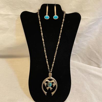 Navajo Turquoise and Sterling Jewelry (K-SS)