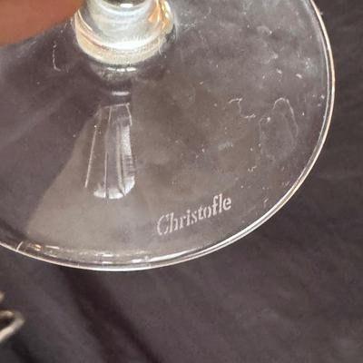 Christofle Champagne Flutes and Pottery Barn Ice Bucket (LR-DZ)