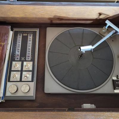 1963 RCA console stereo, record player and radio