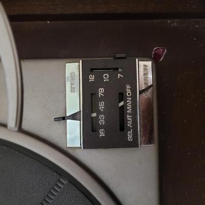 1963 RCA console stereo, record player and radio