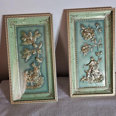 Autumn and summer metal craft wall art