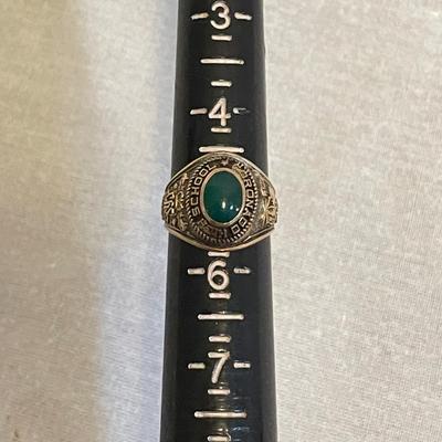 10K 1964 Josten Class Ring, 14K Band & Freshwater Pearl (K-SS)