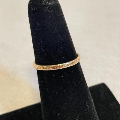 10K 1964 Josten Class Ring, 14K Band & Freshwater Pearl (K-SS)