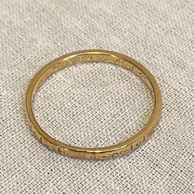 10K 1964 Josten Class Ring, 14K Band & Freshwater Pearl (K-SS)