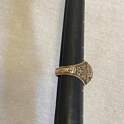 10K 1964 Josten Class Ring, 14K Band & Freshwater Pearl (K-SS)