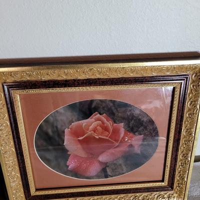 Rose art, solid frames