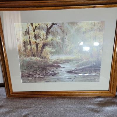 Creek scene wall art
