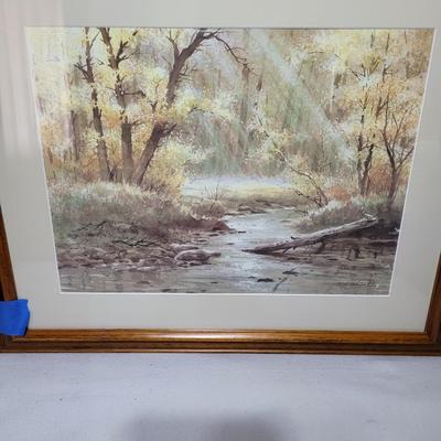 Creek scene wall art
