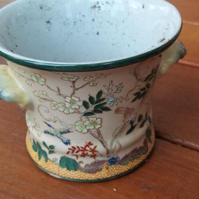 Chinese Famille Style Porcelain Pots (D-BBL)