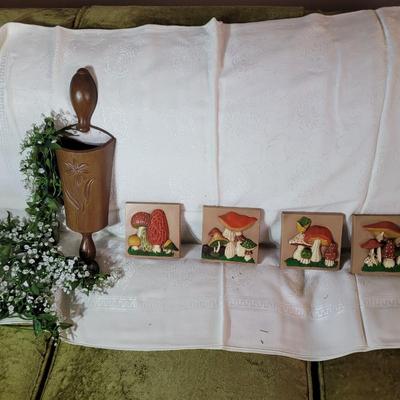 Mushrooms amd kitchen wall art