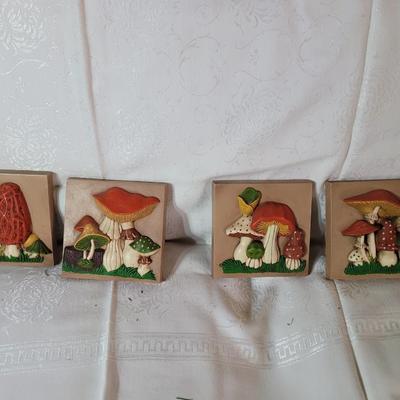 Mushrooms amd kitchen wall art