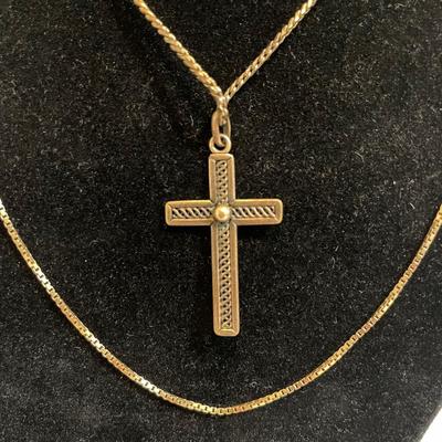 Mano Figa Pendant, Jade Heart and 14K Chain (K-SS)