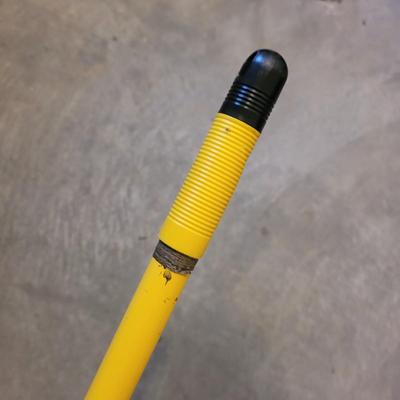 Sawhorses and Push Broom (G-EL)