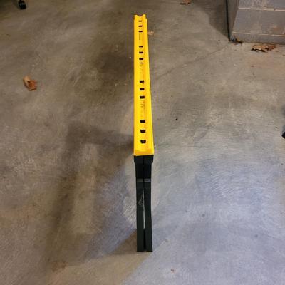 Sawhorses and Push Broom (G-EL)