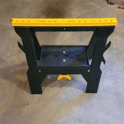 Sawhorses and Push Broom (G-EL)